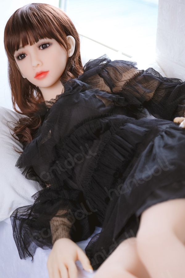 IMG_3814 148cm 西欧里ラブドール、黒のシースルーレースドレス着用。製品紹介ページ用。.