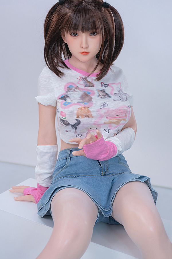 ロリ系ドール 白スキニー ブルースカート158cm ロリ系ドール 白スキニー ブルースカート158cm