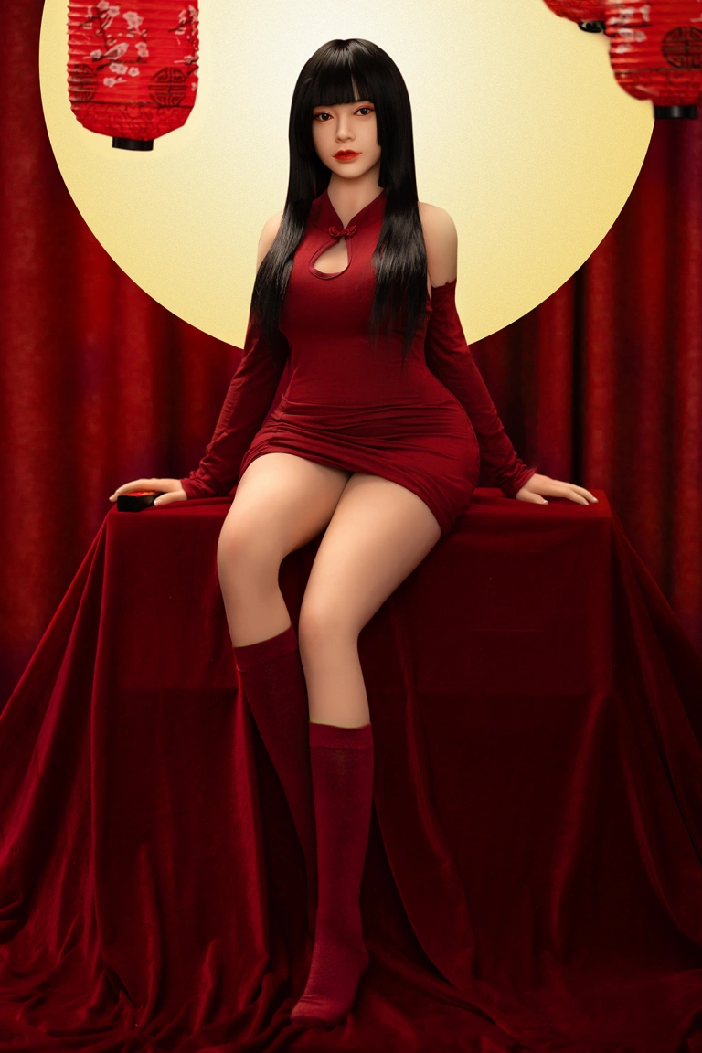Mesedoll 165 см TPE секс-кукла в китайском платье ципао H3551 (1)
