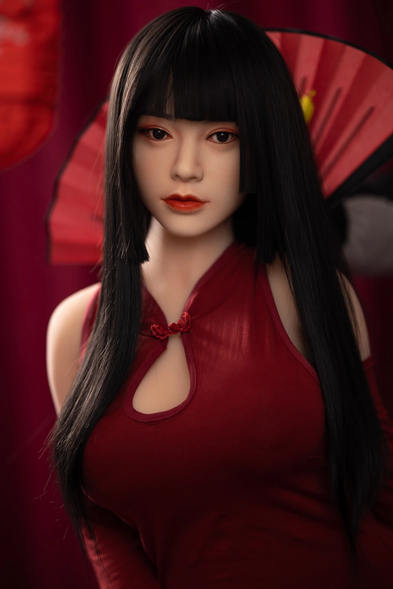 Mesedoll 165 см TPE секс-кукла в китайском платье ципао H3551 (3)