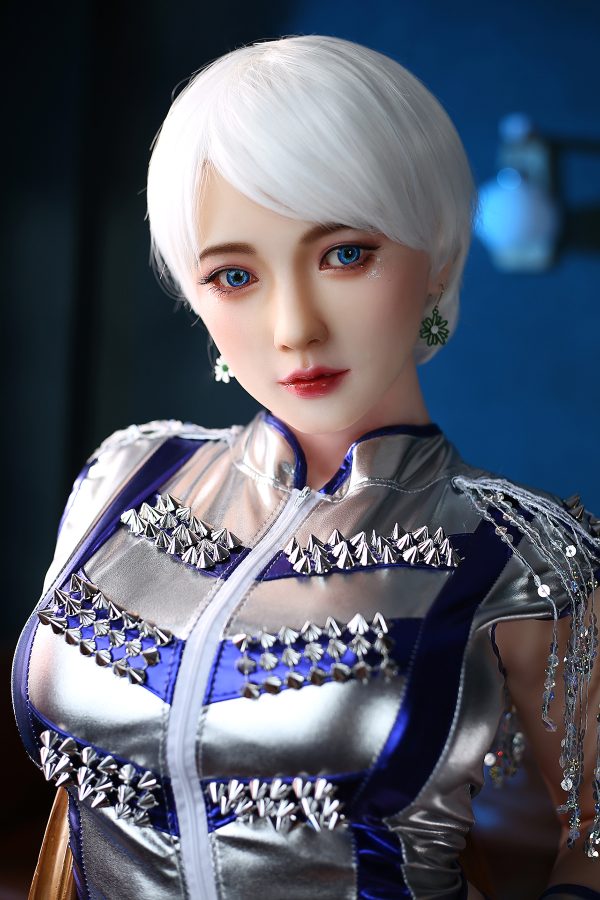 Mesedoll 166 см Силиконовая голова + TPE тело Кибер-блондинка H4228 [индивидуальный заказ]